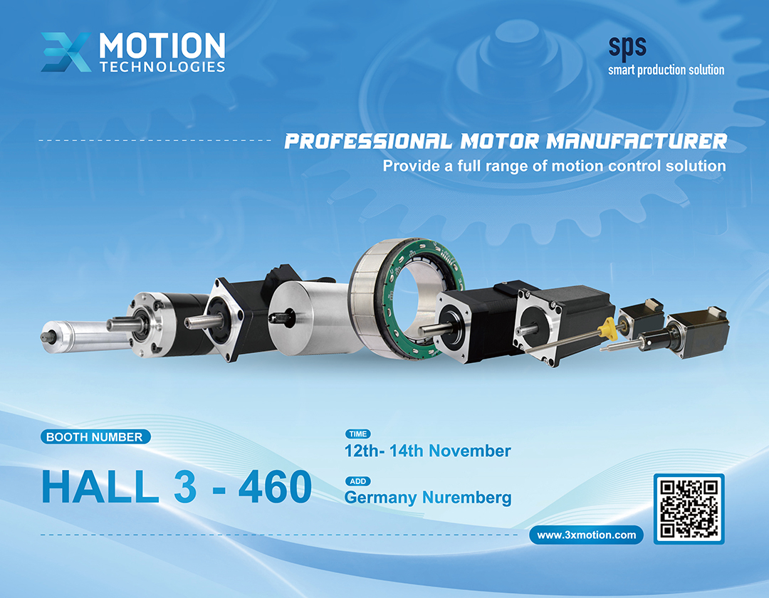 3X Motion will be at SPS 2024 in Nuremberg of Germany