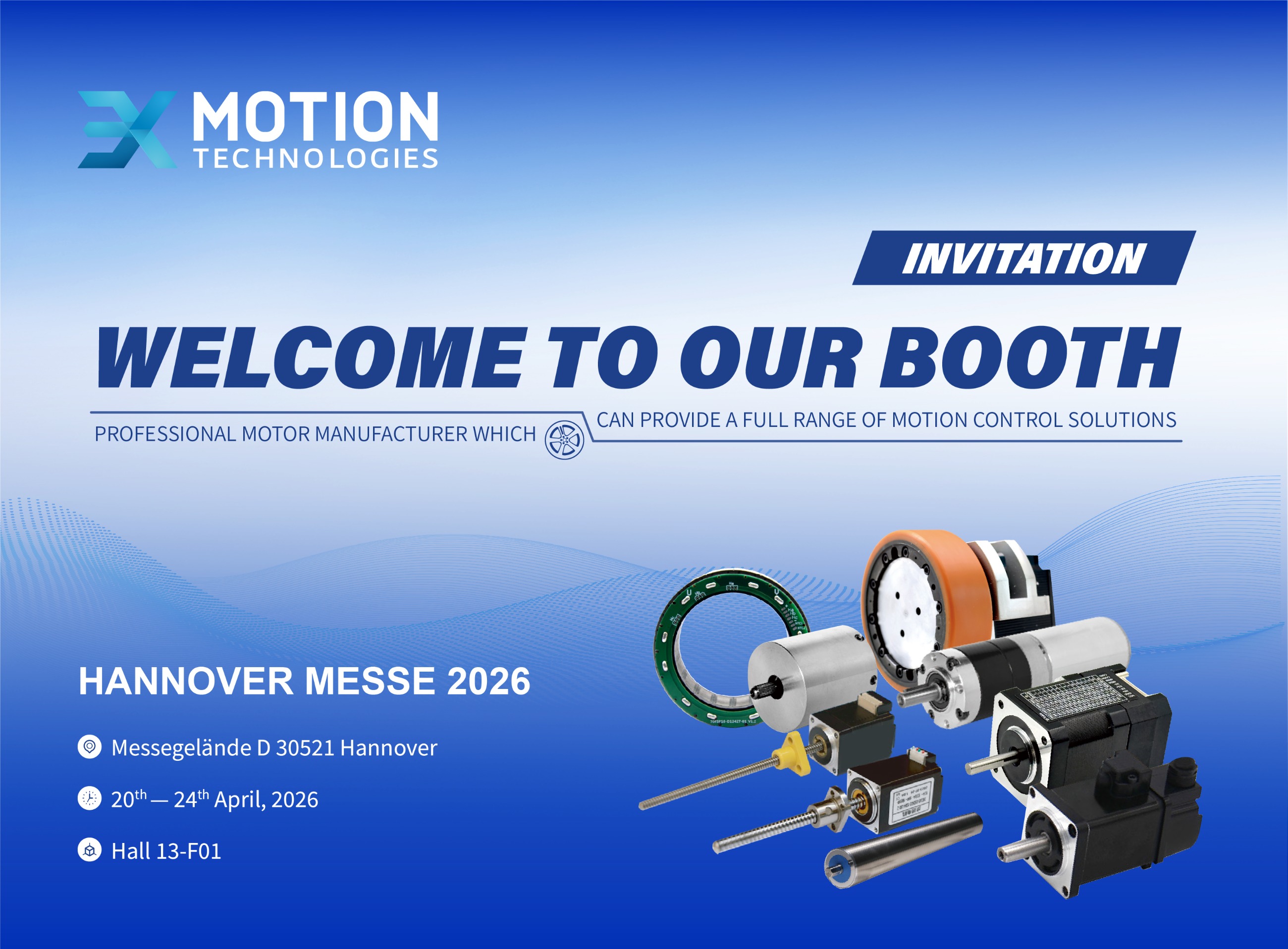 3X MOTION will be at HANNOVER MESSE 2026 in Germany