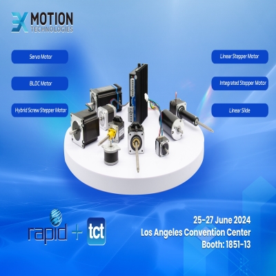 3X Motion will be at Rapid + TCT  exhibition in Los Angeles